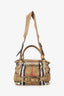 Burberry Beige House Check Canvas/Leather Aurelia Diaper Bag