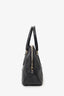 Burberry Black Heritage Check Embossed Leather Small Orchard Bowler Bag