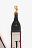 Christian Dior Cream/Black/Red 'Je'taime' Canvas Bag Strap