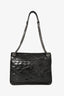 Saint Laurent Black Crinkle Leather Niki Shoulder Bag