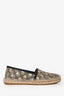 Gucci Beige Supreme Bee Print Coated Canvas Espadrilles Size 37.5