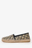Gucci Beige Supreme Bee Print Coated Canvas Espadrilles Size 37.5