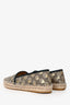 Gucci Beige Supreme Bee Print Coated Canvas Espadrilles Size 37.5
