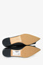 Salvatore Ferragamo Black Leather Block Heels Size 8