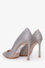 Jimmy Choo Dusty Glitter Romy 100 Pumps Size 38