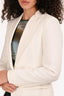 Max Mara White Blazer Estimated Size S/M