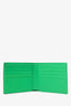 Bottega Veneta Green Intrecciato Leather Bi-Fold Wallet