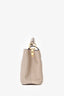 Louis Vuitton Taupe Leather Capucines BB Top Handle Bag with Strap