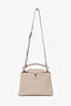 Louis Vuitton Taupe Leather Capucines BB Top Handle Bag with Strap