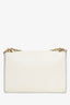Christian Dior White Leather J'Adior Medium Shoulder Bag