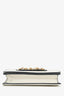 Christian Dior White Leather J'Adior Medium Shoulder Bag