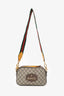 Gucci Brown Neo Vintage Messenger Bag With Web Strap