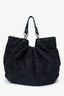 Pre-Loved Chanel™ 2008-09 Navy Quilted Denim XL Coco Cabas Spirit Bag