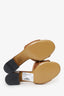Gucci Brown Horsebit Leather-trimmed Suede Mules Size 36