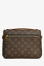 Louis Vuitton 2020 Monogram Canvas/Leather Pochette Metis Crossbody