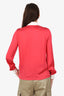 Emilio Pucci Pink/White Silk Button Up Blouse Size 4