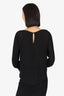 Emilio Pucci Black Silk Button Up Blouse Size 8