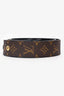 Louis Vuitton Black Leather Monogram Canvas Adjustable Bandoulière Strap
