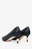 Pre-Loved Chanel™ Black Leather Point Toe Heels Size 38C