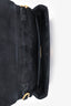 Prada Black Velvet Cahier Shoulder/Belt Bag with Chain