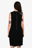 Rag & Bone Black Leather Trimmed Midi Dress Size 4