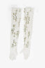 Bernadette White Mesh 'Lilly Of The Valley' Embroidered Gloves