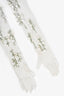 Bernadette White Mesh 'Lilly Of The Valley' Embroidered Gloves