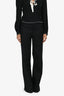 Joseph Black Cotton 'Rock' Trousers Size 40