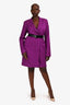 Helmut Lang Purple Blazer Dress Size 6
