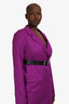 Helmut Lang Purple Blazer Dress Size 6