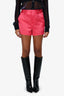 Alice + Olivia Neon Pink Satin Shorts Size 2
