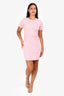 Cushnie Et Ochs Pink Loop Detail Dress Size 4
