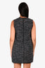Dolce & Gabbana Black/Pink Tweed Sleeveless Dress Size 40