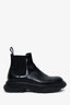 Alexander McQueen Black Tread Chelsea Boot Size 38