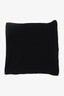 Pre-Loved Chanel™ Black Cashmere Ribbed Knit Scarf