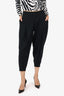 Issey Miyake Black Ribbed Capri Size 2