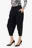 Issey Miyake Black Ribbed Capri Size 2