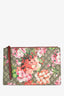 Gucci GG Supreme Blooms Large Cosmetics Zip Pouch