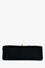 Pre-Loved Chanel™ Vintage Black Quilted Fabric Chain Flap Shoulder Bag