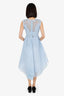 Narces Blue Lace Sleeveless Midi Dress Size 4