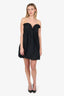 Philosophy Li Lorenzo Black Ruffle Detail Sleeveless Bubble Dress Size 6