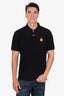 Ami X Smiley Black Smiley Face Polo Top Size XL