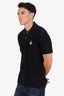 Ami X Smiley Black Smiley Face Polo Top Size XL