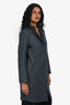Harris Wharf London Charcoal Wool Long Coat Size IT 40