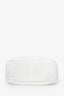 Prada White Terry Cloth Logo Tote Bag