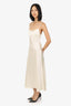 Jason Wu Yellow Satin Open Back Slip Dress Size S