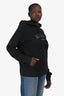 Saint Laurent Black 'Malibu' Logo Hoodie Size XL