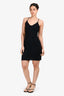 Jill Sander Black Silk Slip Dress Estiamted Size S