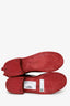 Guidi Red Leather PL2 Zip-Up Fitted Boots Size 37