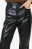 Citizens of Humanity Black Leather Lilah Flared Leg Pants Size 28